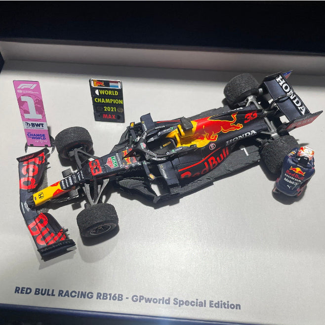 [SOLD OUT] 스파크 1:43 레드불 베르스타펜 2021 아부다비 우승 기념 한정 모델