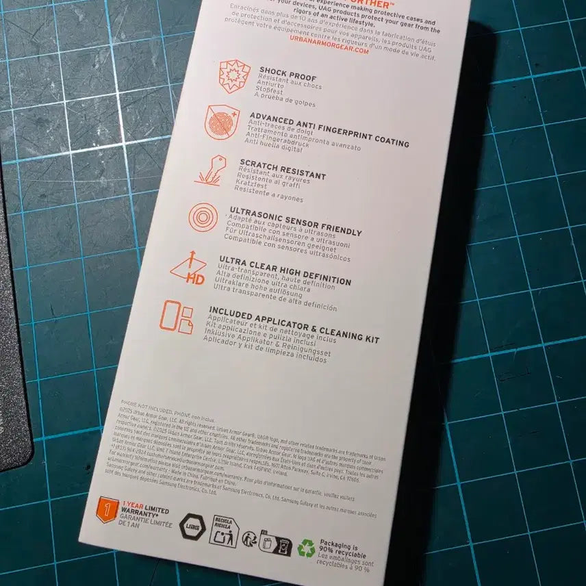 [BUNJANG] UAG Galaxy S24 Ultra Flex Shield Tempered Glass / UAG 갤럭시 S26 울트라 플렉스 쉴드 강화필름
