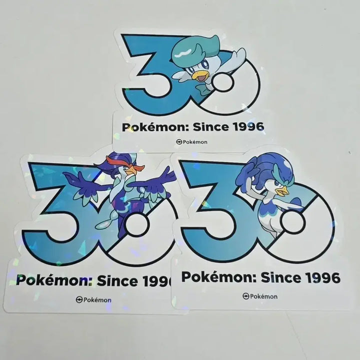 [BUNJANG] Pokemon 30th Anniversary Stickers Wa-Nee-Bal + 7 Random Stickers / (원가양도) 포켓몬 30주년스티커 꾸왁스 아꾸왁 웨이니발 +7종랜덤