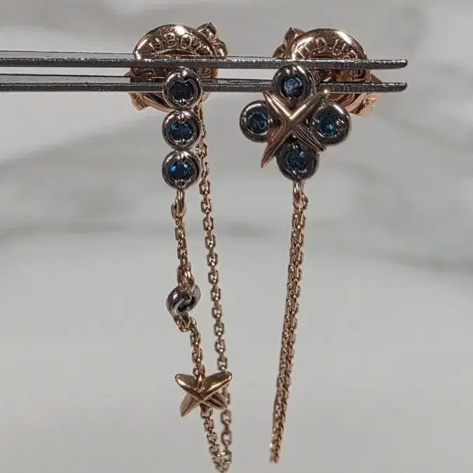 [SOLD OUT] 14k 디디에두보 몽파리 다이아 귀걸이(언발)