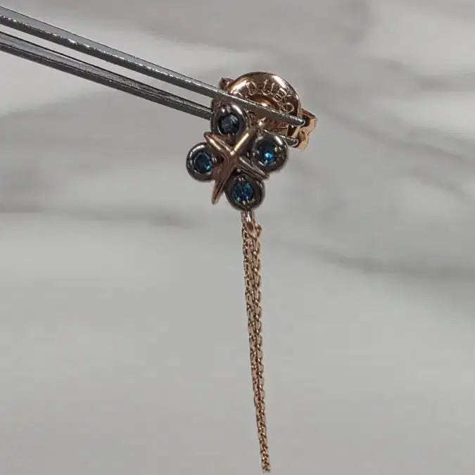 [SOLD OUT] 14k 디디에두보 몽파리 다이아 귀걸이(언발)