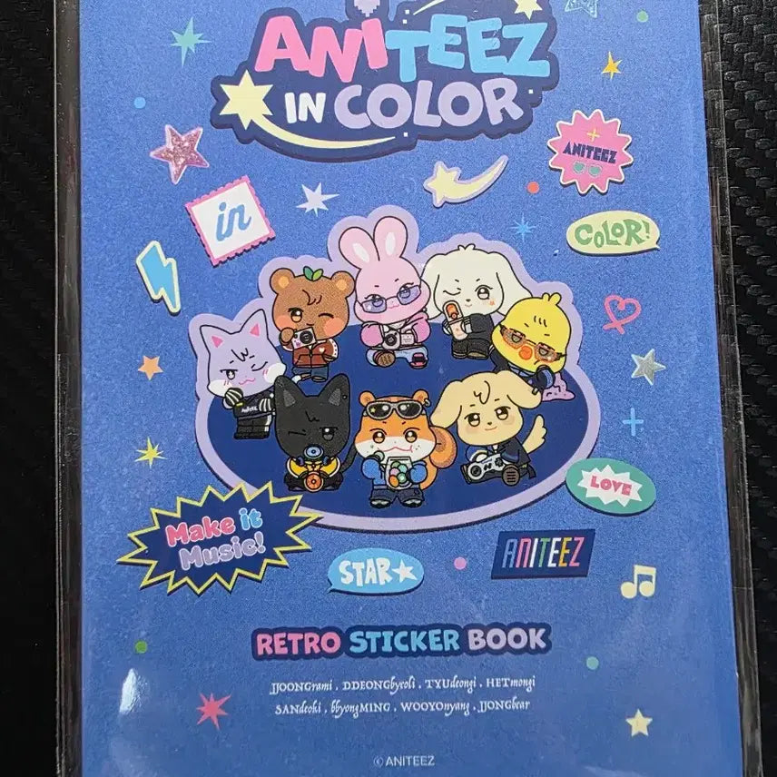 [SOLD OUT] 포카x) 에이티즈 애니티즈 팝업 스티커 ANITEEZ RETRO