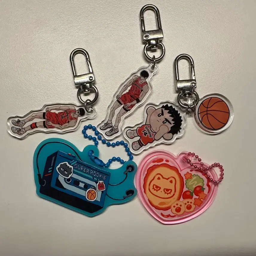 [SOLD OUT] 슬램덩크 정대만 서태웅 아크릴 키링 일괄