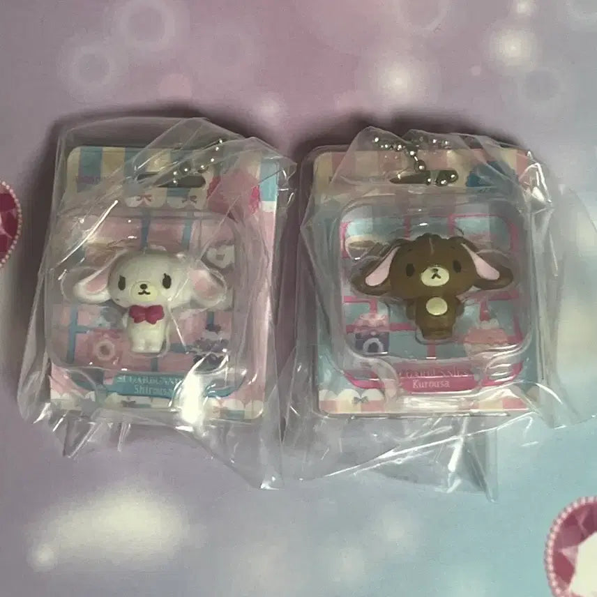 [SOLD OUT] 산리오 슈가바니즈 시로우사 쿠로우사 패키지 가챠 미니어쳐 컬렉션