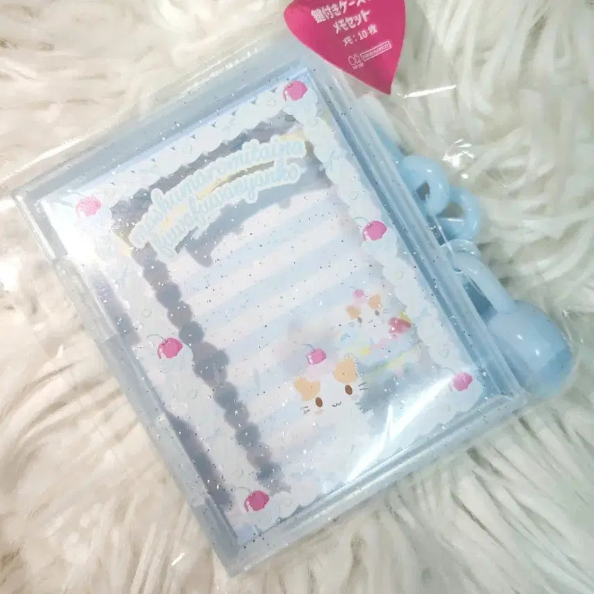 [BUNJANG] Whippingdeco Lock Case Memo Pad (Marshmallow) / [미사용] 휘핑데코 좌물쇠 케이스 메모지  (마슈마로)(마지막-오늘만할인!)