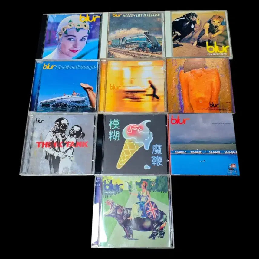 [BUNJANG] Blur Full Album Collection (10 Albums, 11 CDs) / Blur 블러 전집 FULL ALBUM CD 음반