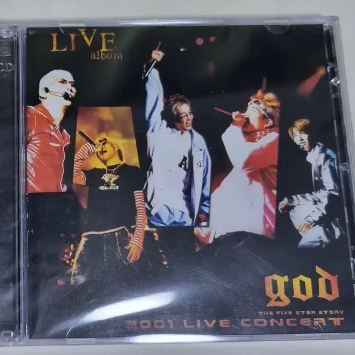 [BUNJANG] g.o.d 2001 Live Concert Album (2CD, Sealed) / 지오디 god 2001 라이브 콘서트 앨범 (미개봉 2CD)