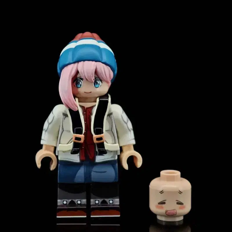 [BUNJANG] d made Laid-Back Camp Nadeshiko Custom Minifigure / (최종할인)d made 유루캠 나데시코 커스텀 레고 미니 피규어
