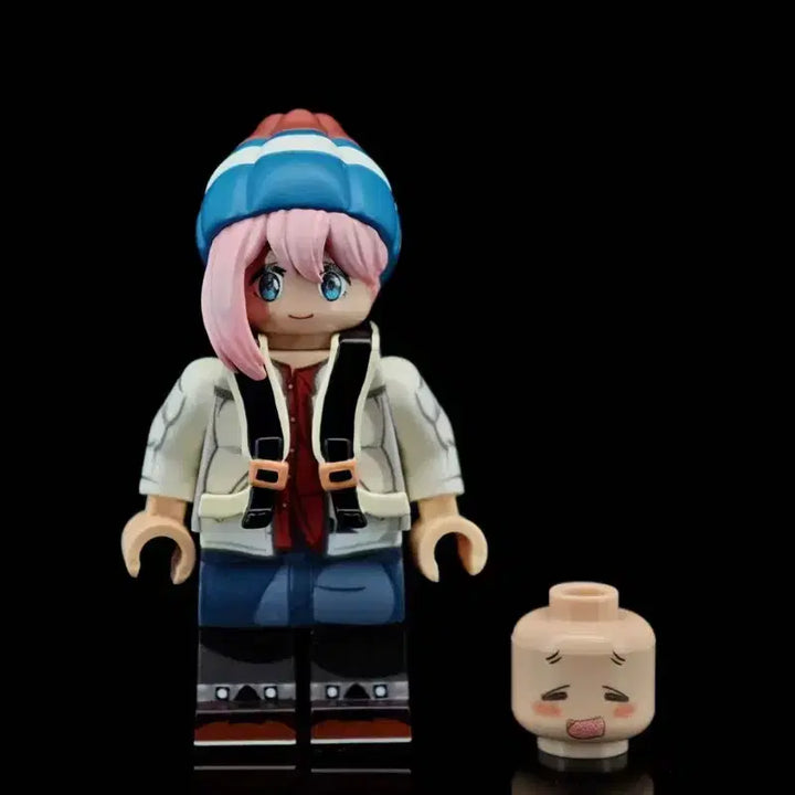 [BUNJANG] d made Laid-Back Camp Nadeshiko Custom Minifigure / (최종할인)d made 유루캠 나데시코 커스텀 레고 미니 피규어