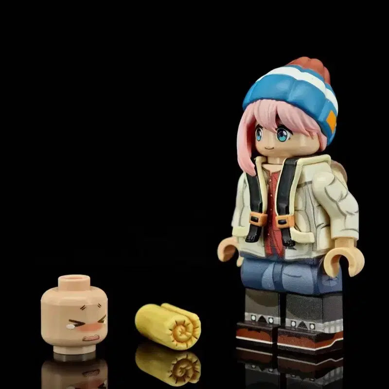 [BUNJANG] d made Laid-Back Camp Nadeshiko Custom Minifigure / (최종할인)d made 유루캠 나데시코 커스텀 레고 미니 피규어