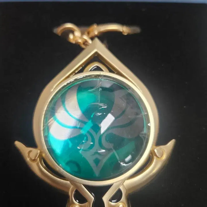 [BUNJANG] Genshin Impact Official Anemo Eye of theCIAL Anemo Elemental Keychain / 원신 공식 신의눈 바람 키링