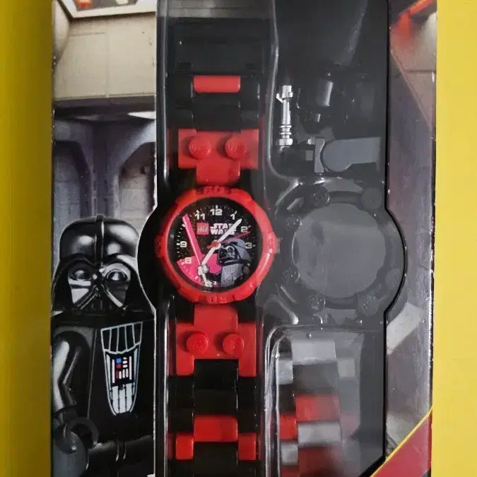 [BUNJANG] LEGO Star Wars 2907STWDV Darth Vader Minifigure Watch / 레고 스타워즈 아동시계 2907STWDV