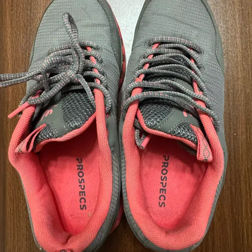 [BUNJANG] Pro-Specs Sneakers Grey/Pink (230) / 프로스펙스 운동화 그레이/핑크(230)