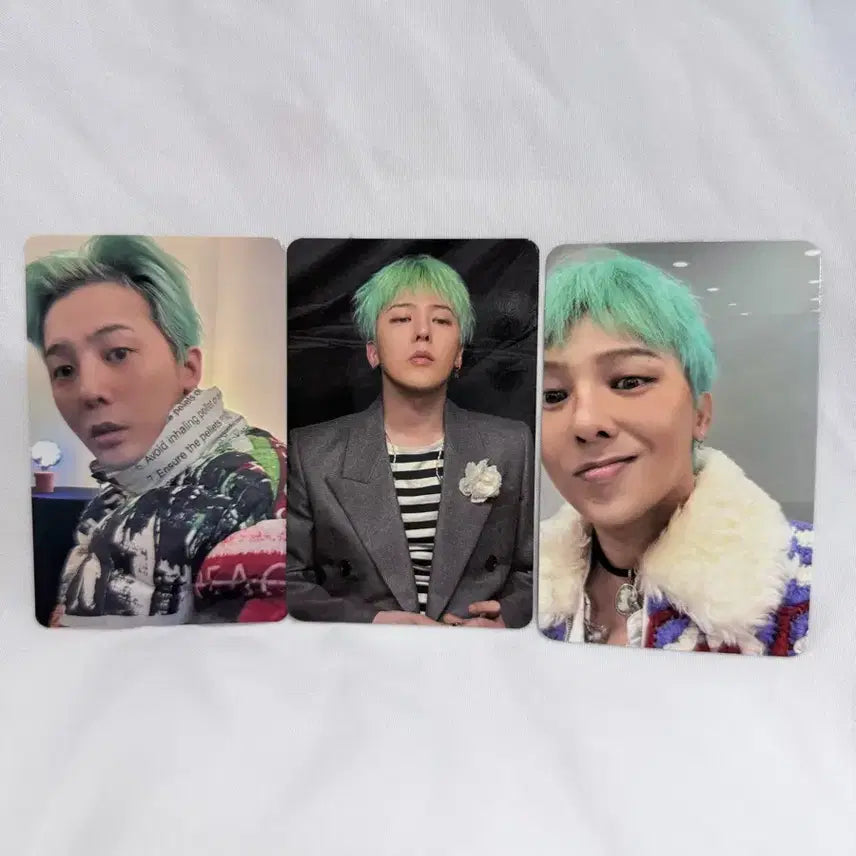 [BUNJANG] G-Dragon 3 Photocard Bundle Set (Including Fan Zone Photocard) / 지디 포카 3종일괄 (팸존포카포함)
