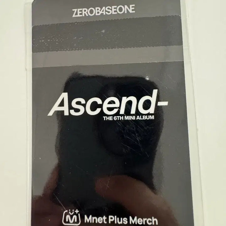 [SOLD OUT] 제로베이스원 zb1 Ascend 11ver 엠넷플러스머치 석매튜