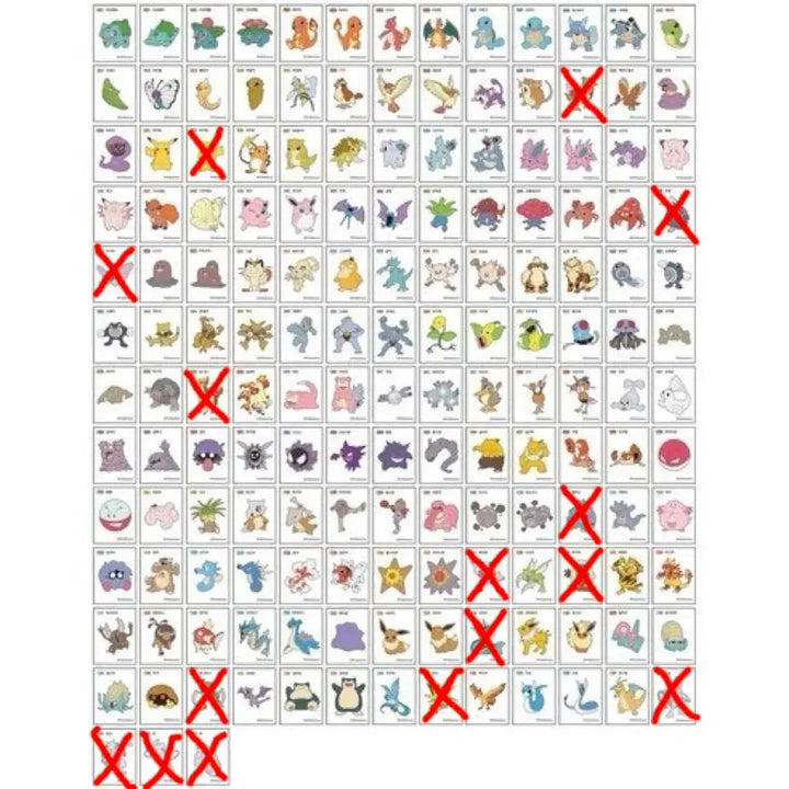 [SOLD OUT] 포켓몬 1세대 띠부씰
