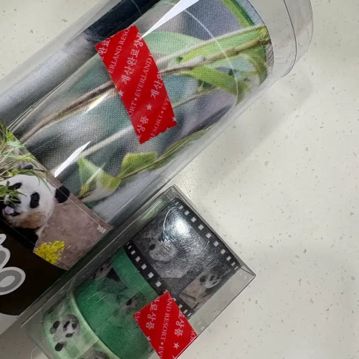 [BUNJANG] Fu Bao Ukulele Slogan Marking Tape Bundle Set / 푸바오 유채슬로건 마킹테이프 일괄