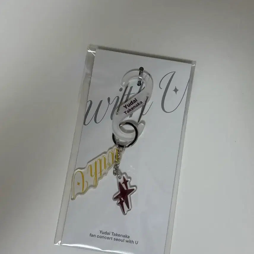 [BUNJANG] Takenaka Yudai Acrylic Carabiner Keychain / 타케나카 유다이 아크릴 카라비너 키체인
