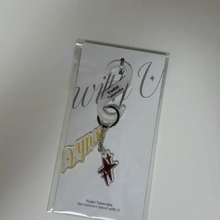 [BUNJANG] Takenaka Yudai Acrylic Carabiner Keychain / 타케나카 유다이 아크릴 카라비너 키체인