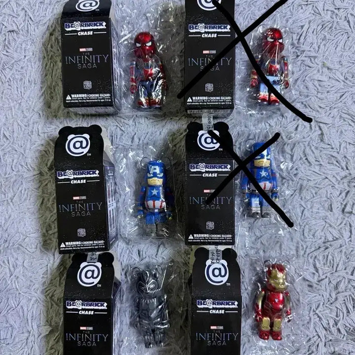 [BUNJANG] Be@rbrick Chase Marvel Infinity Saga Collectible Figure / 베어브릭 체이스 마블 인피니티 사가