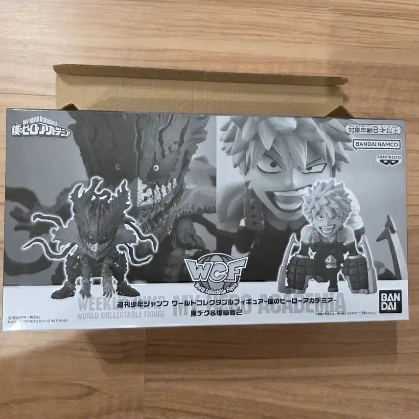 [BUNJANG] My Hero Academia Black Deku &amp; Bakugo Jump Limited World Collectable Figure (Sealed) / (미개봉) 나히아 블랙데쿠 바쿠고 점프 한정 월콜