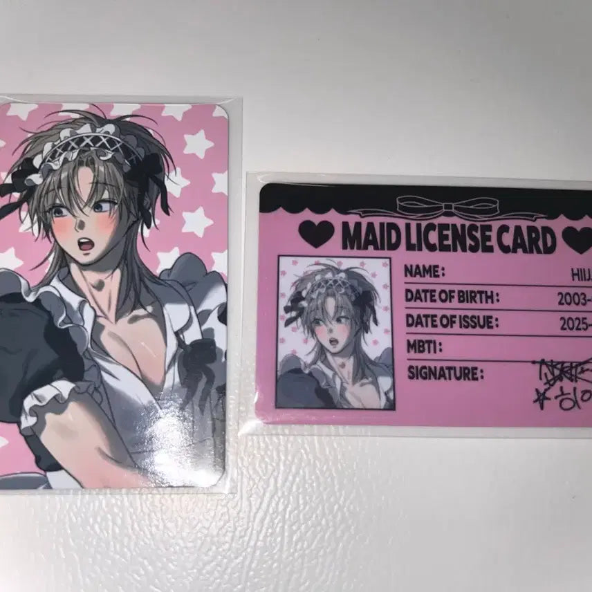 [BUNJANG] Jaehee Maid Licensed Card Set / 사용후반품불가 사반불 제희 메이드 라이선스 카드 세트