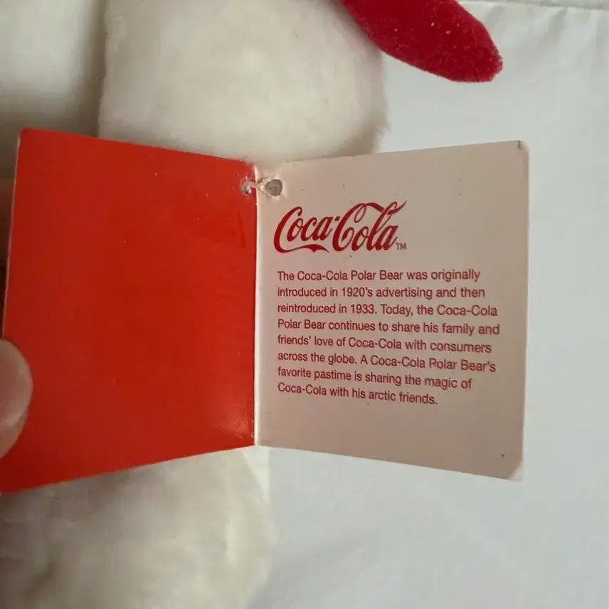 [BUNJANG] Coca-Cola Polar Bear Plush Doll / 코카콜라 폴라베어 인형