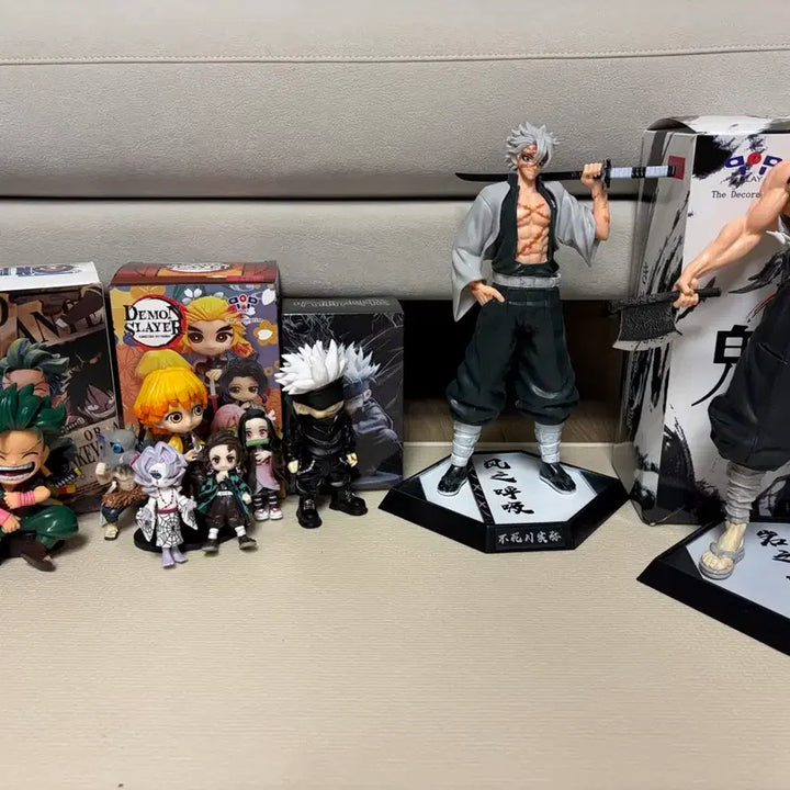 [BUNJANG] One Piece &amp; Demon Slayer Figures Bundle / 원피스 귀멸의 칼날 피규어