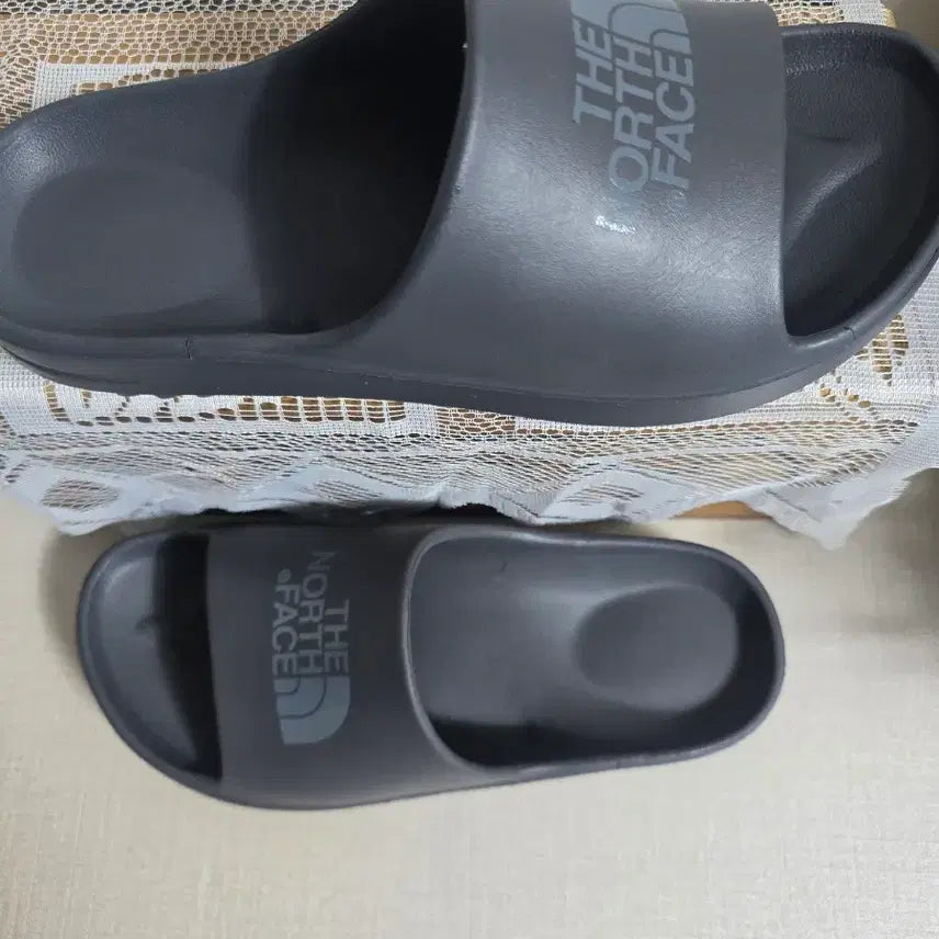 [BUNJANG] The North Face Slide Sandals Grey 260 / 노스페이스 슬라이드  그레이 260
