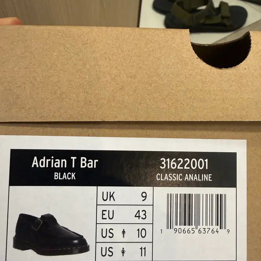 [BUNJANG] Dr. Martens Adrian T-Bar Black Leather Shoes / 닥터마틴 아드리안 T- bar 280