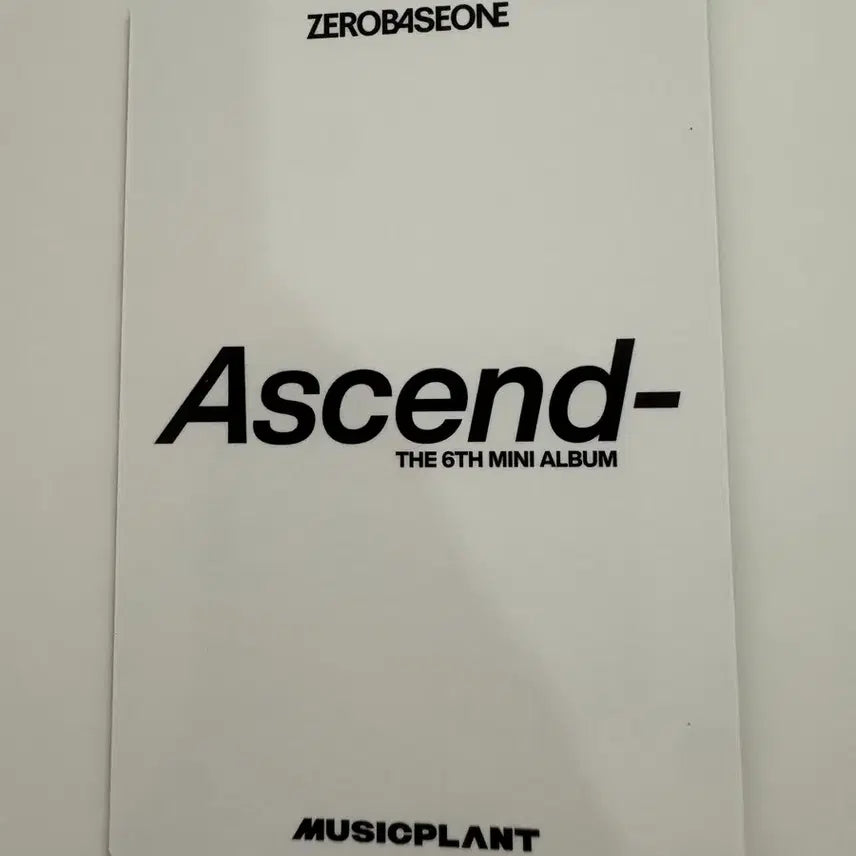 [BUNJANG] ZEROBASEONE ZB1 Ascend Photobook Ver. Musicplant Kim Taerae / 제로베이스원 zb1 어센드 Ascend 포토북 ver 뮤직플랜트 김태래
