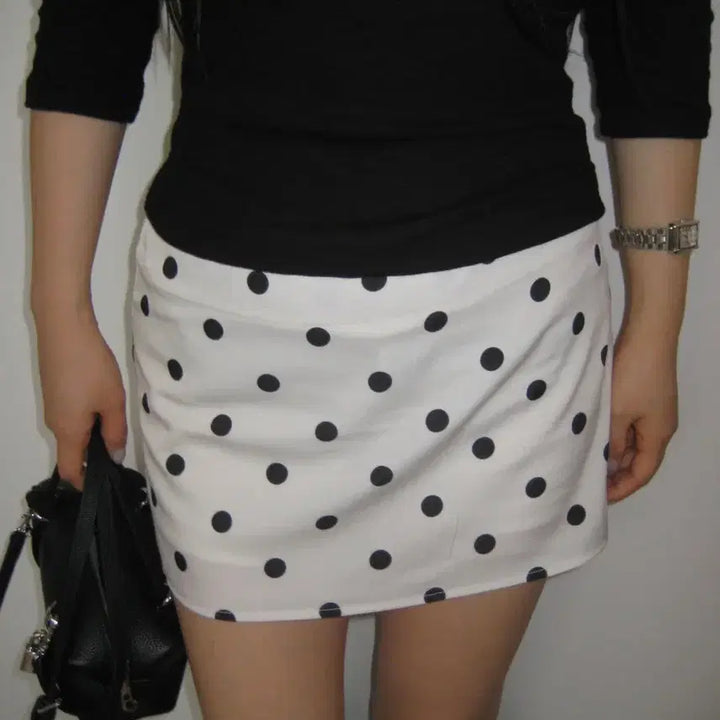 [BUNJANG] Our Cabinet Dot Skirt Pants (New) / 아워캐비넷 도트 스커트팬츠 (새상품)