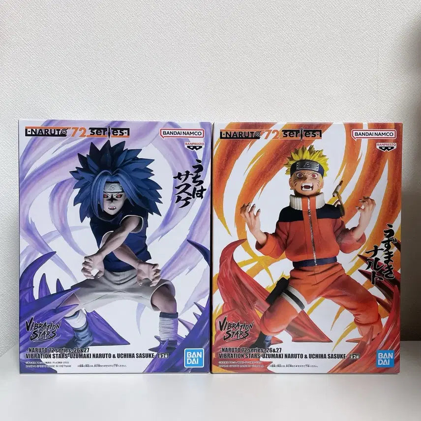 [BUNJANG] Naruto Uzumaki &amp; Uchiha Sasuke Vibration Stars Figure / 나루토 우즈마키 나루토 우치하 사스케 바이브레이션 스타즈 피규어