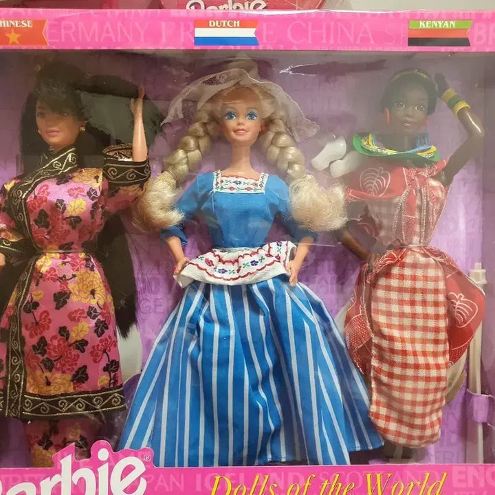 [BUNJANG] Barbie World Collection 3-Set (China, Netherlands, Kenya) / 바비 인형 월드 컬렉션 3종 세트 (중국, 네덜란드, 케냐)