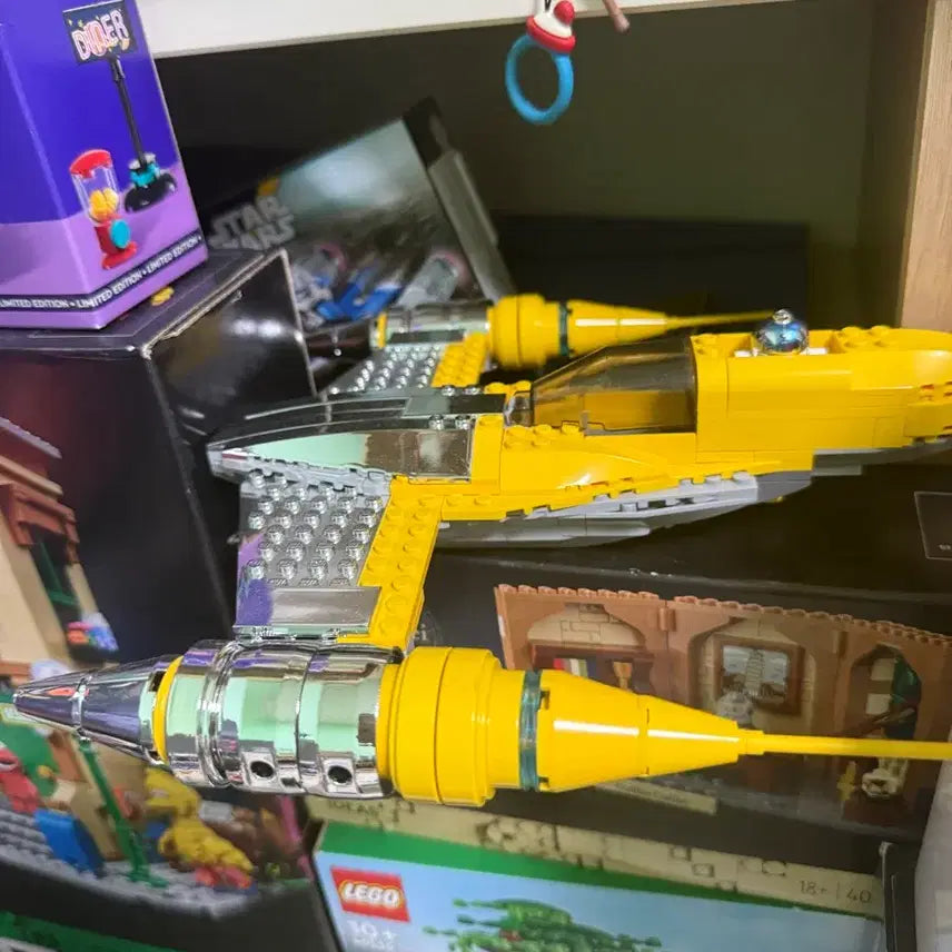 [BUNJANG] LEGO Star Wars Naboo Fighter Chrome Custom / 레고 스타워즈 나부파이터 크롬도색작