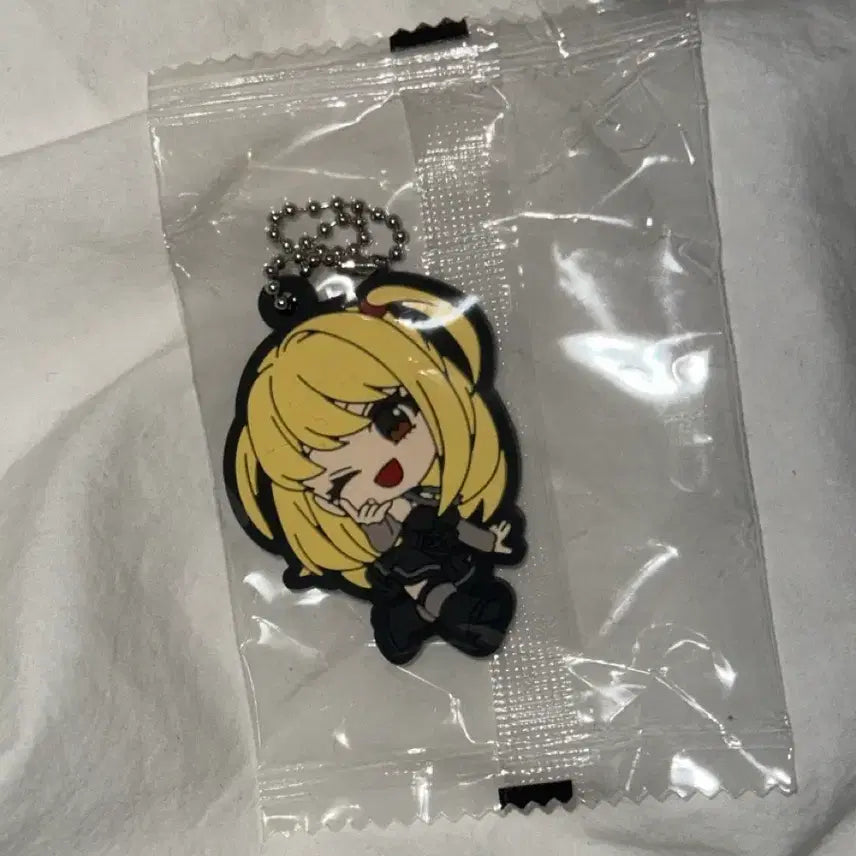 [BUNJANG] Death Note Misa Amane Rubber Strap Keychain Gacha / 데스노트 미사 러버스트랩 키링 가챠