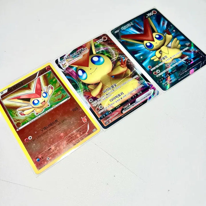[BUNJANG] Pokemon Victini VMAX, V, SR Promo Bundle Set / 일괄) 포켓몬 비크티니 V max V SR  프로모
