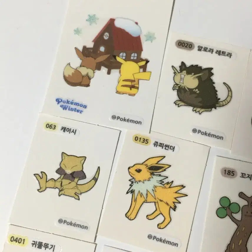[SOLD OUT] 포켓몬스터 띠부띠부씰 스티커