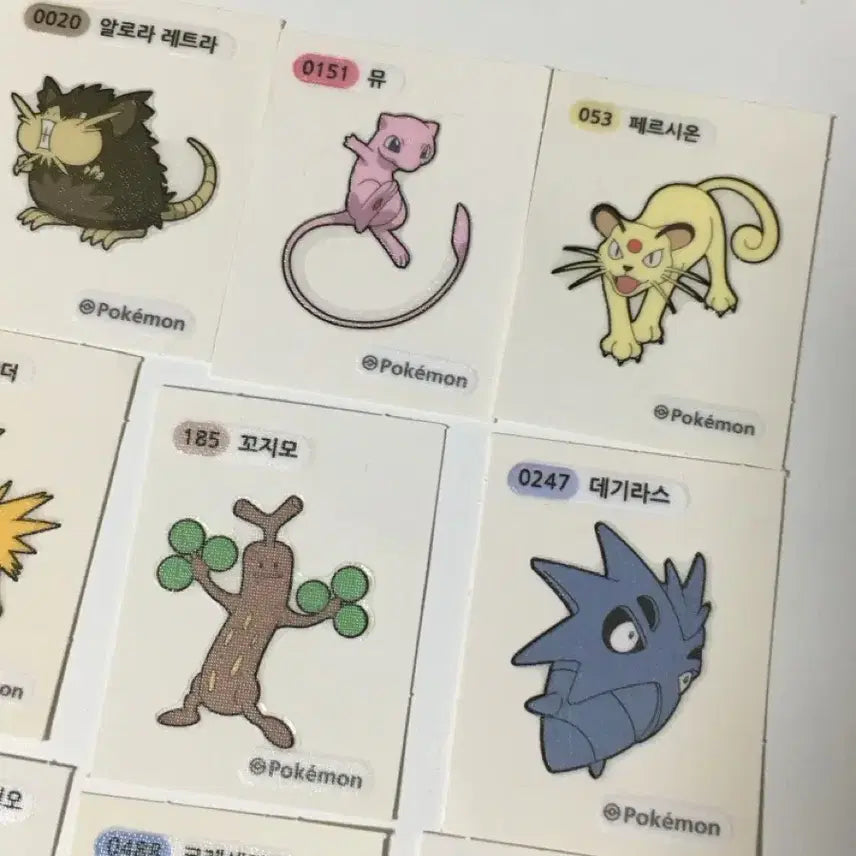 [SOLD OUT] 포켓몬스터 띠부띠부씰 스티커