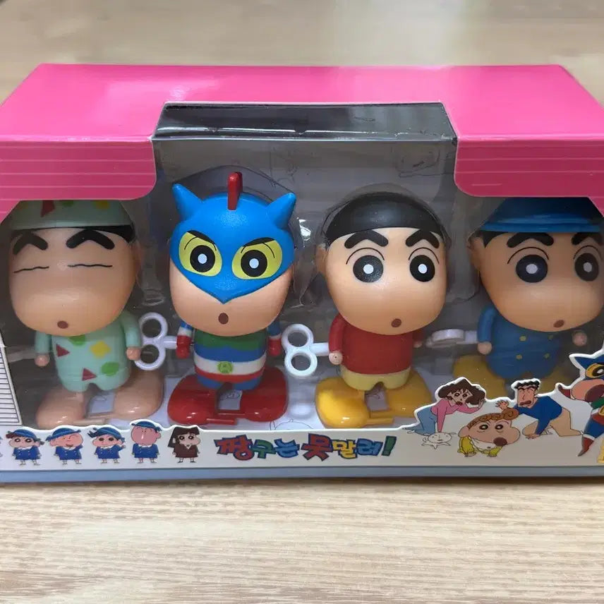 [BUNJANG] Crayon Shin-chan Wind-up Figure Set (Sealed) / (급처_미개봉) 짱구는 못말려 태엽 피규어 세트