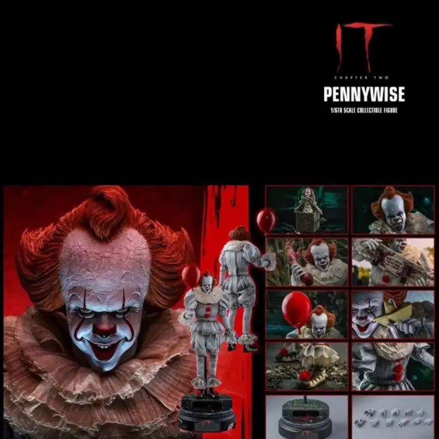 [BUNJANG] Hot Toys MMS555 Pennywise IT Figure / 핫토이 hot toys 페니와이즈 it 그것 피규어
