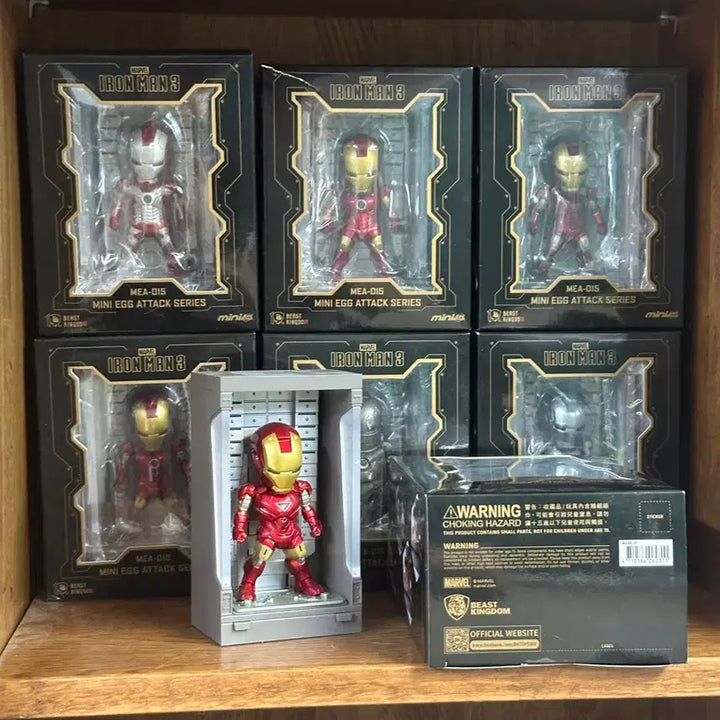 [BUNJANG] Kids Nation Iron Man Hall of Armor 7 Figure Bundle Set / < 최종 가격 인하 > 7종 일괄 아이언맨 키즈네이션 홀오브아머 피규어