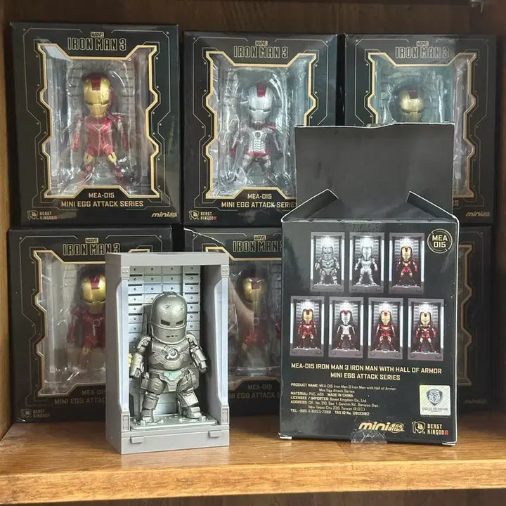 [BUNJANG] Kids Nation Iron Man Hall of Armor 7 Figure Bundle Set / < 최종 가격 인하 > 7종 일괄 아이언맨 키즈네이션 홀오브아머 피규어