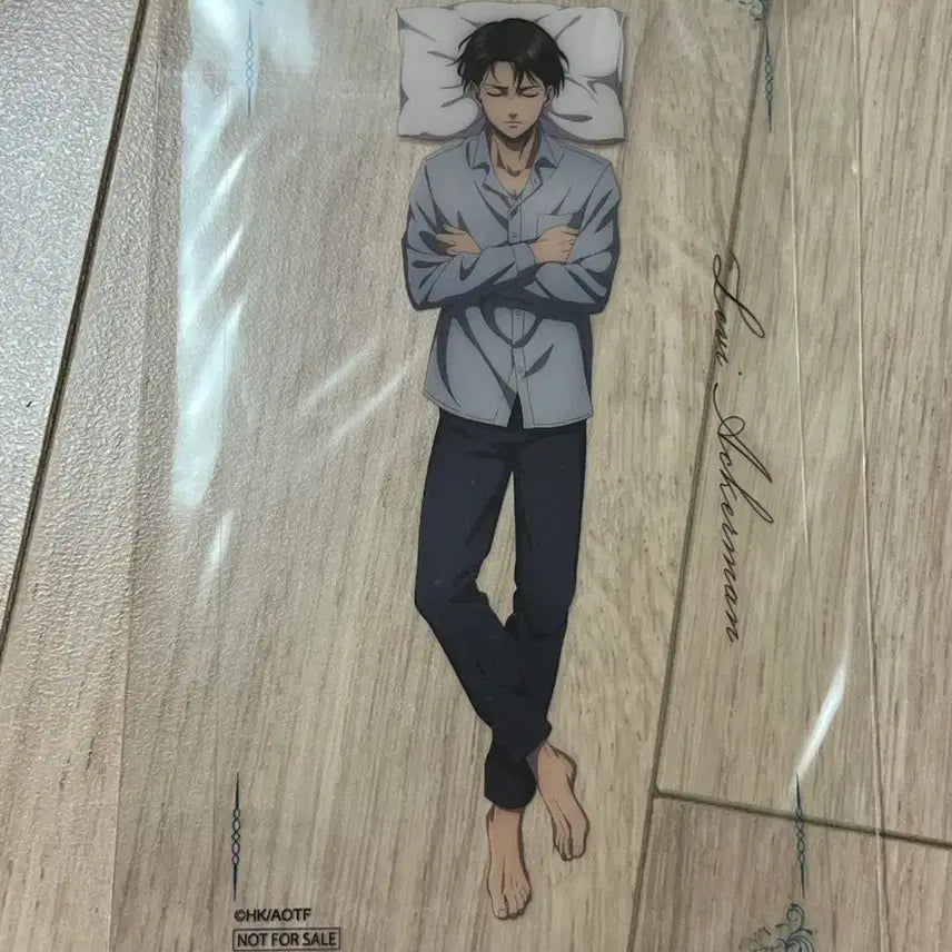 [BUNJANG] Attack on Titan Levi "Oyasumi" Clear Photocard / 진격의 거인 리바이 오야스미 투명포카