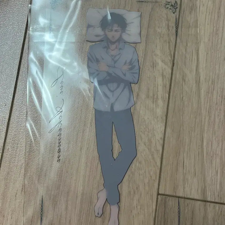[BUNJANG] Attack on Titan Levi "Oyasumi" Clear Photocard / 진격의 거인 리바이 오야스미 투명포카
