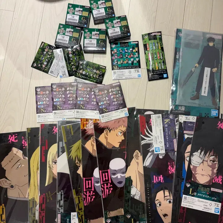 [BUNJANG] Jujutsu Kaisen Shibuya Incident Ichiban Kuji Megumi Large Acrylic &amp; Goods Bundle Set (27 Items) / 주술회전 사멸회유 제일복권 메구미 대형아크릴 및 굿즈 일괄판매 총 27개