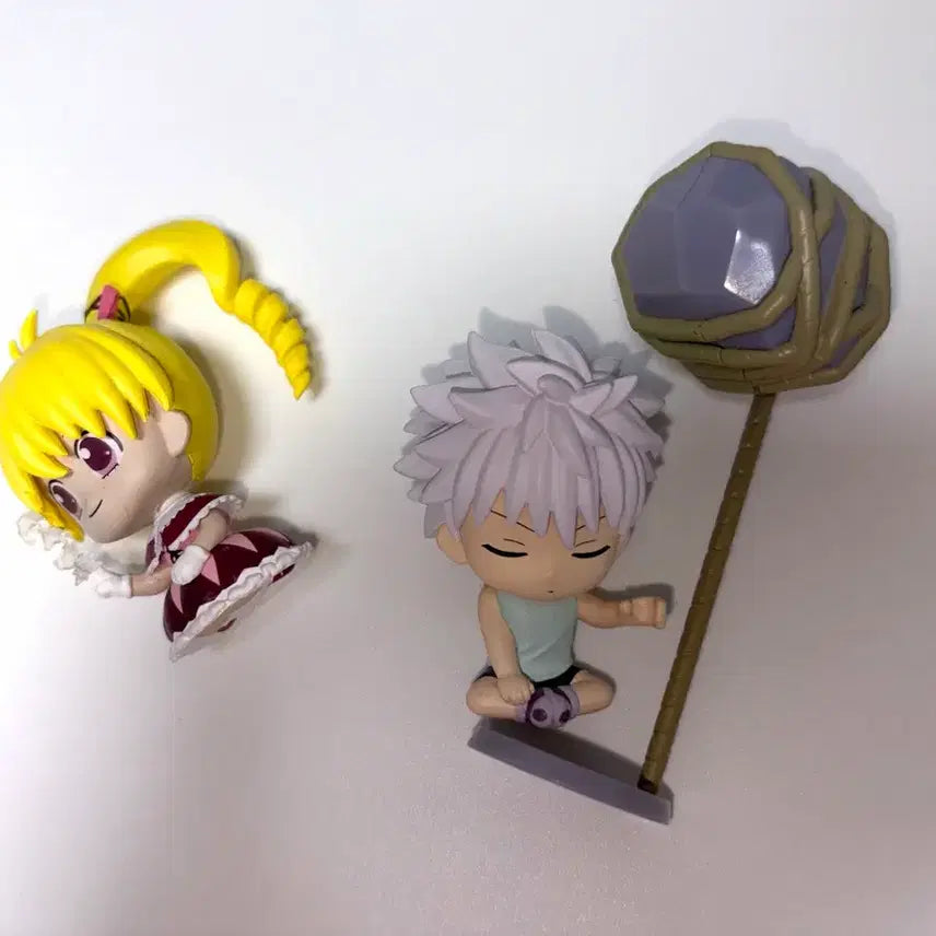 [BUNJANG] Hunter x Hunter Greed Island Swarasetai Gacha Killua &amp; Bisky Figure / 헌터헌터 그리드아일랜드 스와라세타이 가챠 키르아 비스케 피규어
