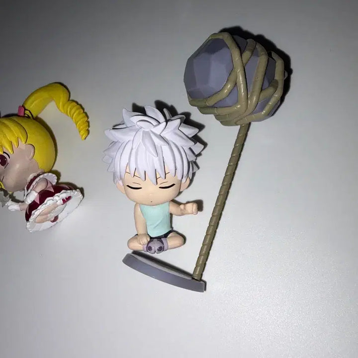[BUNJANG] Hunter x Hunter Greed Island Swarasetai Gacha Killua &amp; Bisky Figure / 헌터헌터 그리드아일랜드 스와라세타이 가챠 키르아 비스케 피규어