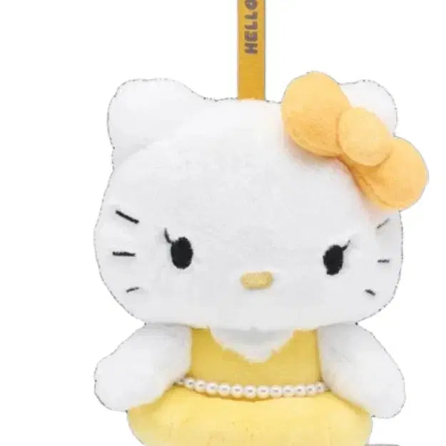 [BUNJANG] Hello Kitty x Jisoo Collaboration Doll Keychain (Yellow) / 헬로키티 x 지수 인형 키링 (옐로우)