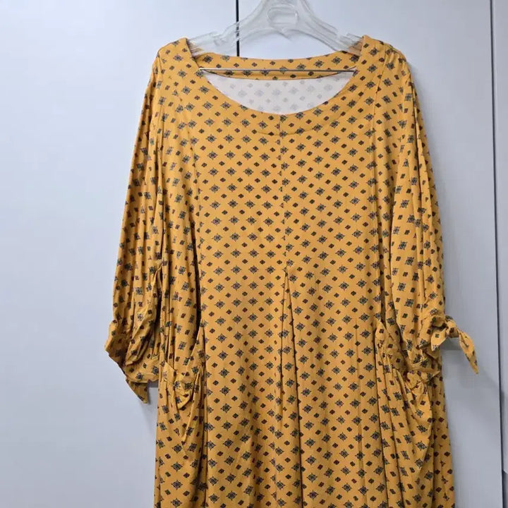 [BUNJANG] Rayon Ribbon Sleeve Maxi Dress / 일본수입.사이즈 큰 레이온 원피스3L